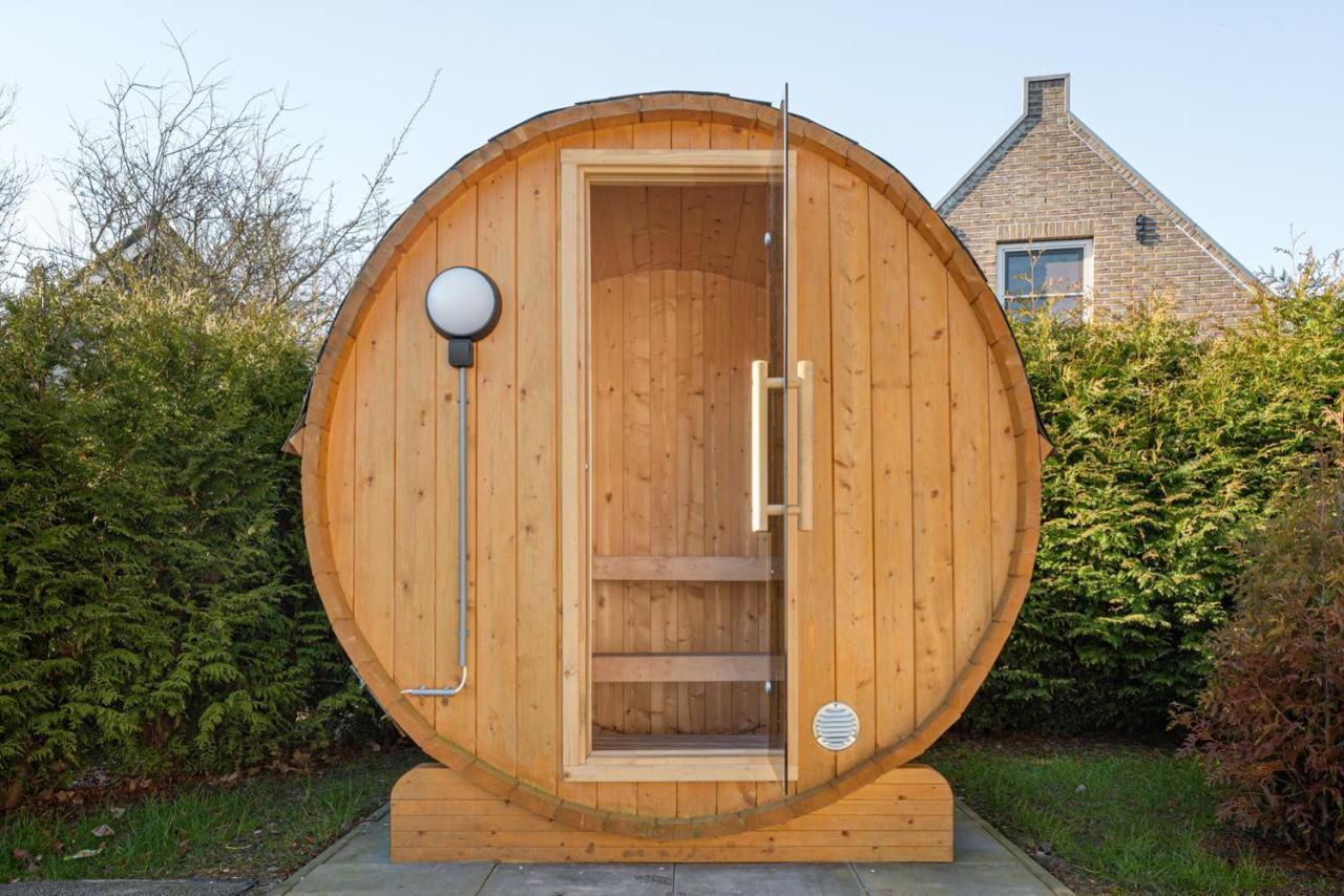 The Frisian Beach House Met Scandinavische Barrel Sauna Villa Tzummarum Exterior foto